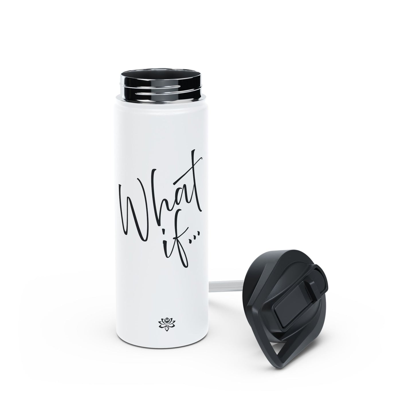 Custom What If... | Inspirational Stainless Steel Water Bottle | Magic of What If™