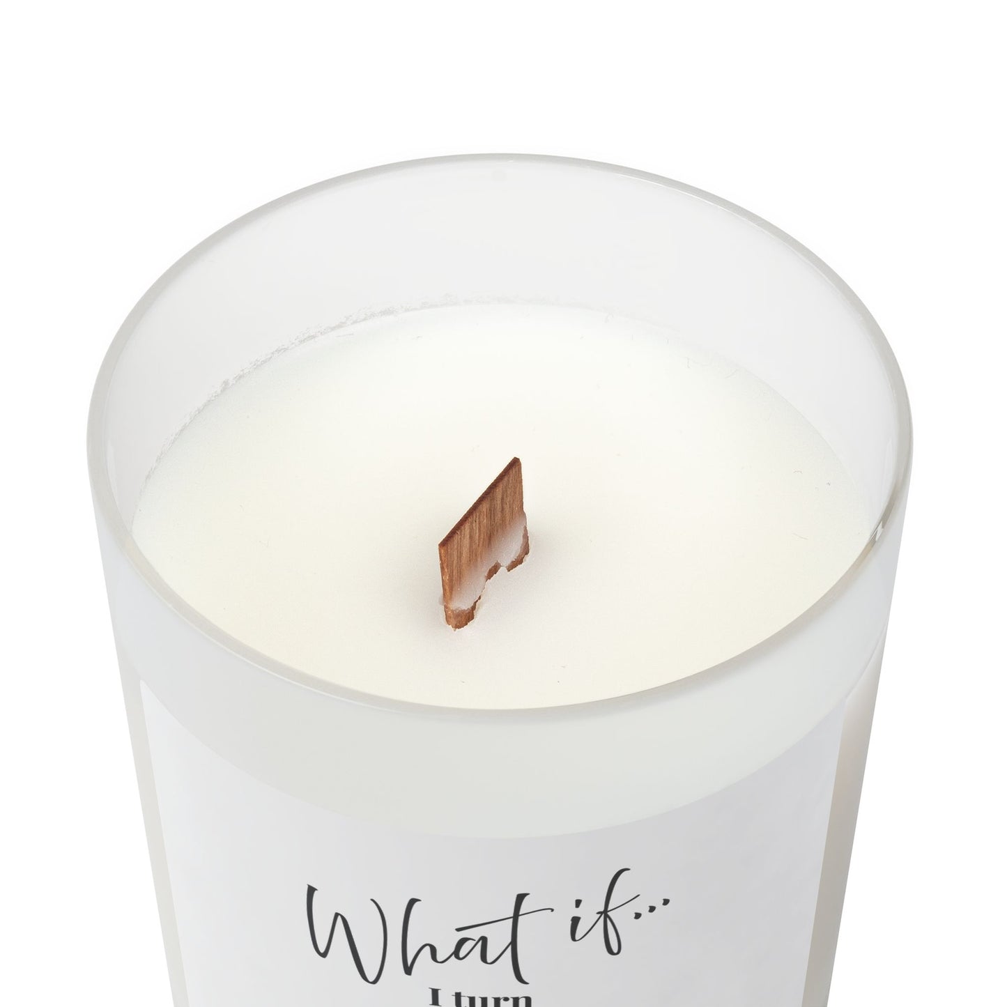 What If I Turn My Magic All The Way On? | Inspirational Intention Candle | Magic of What If™