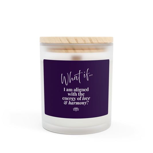 What If I Am Aligned With The Energy of Love & Harmony? | Inspirational Intention Candle | Magic of What If™