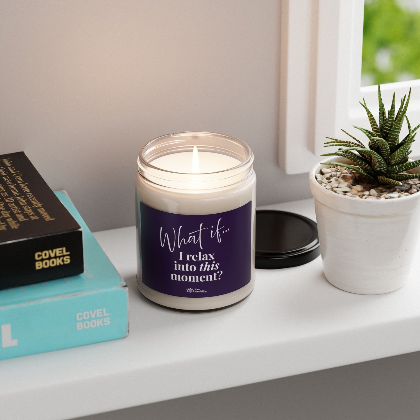 What If I Relax Into This Moment? | Inspirational Scented Candle | Magic of What If™