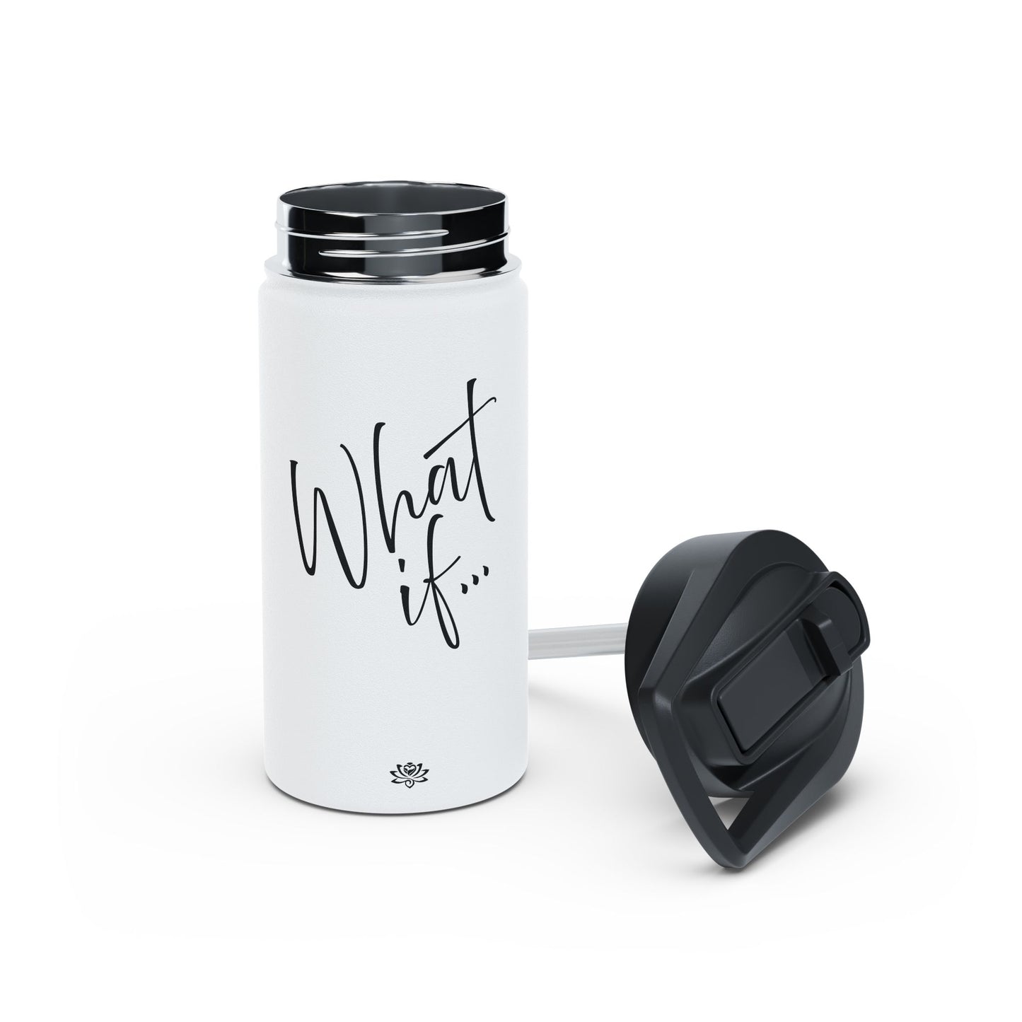 Custom What If... | Inspirational Stainless Steel Water Bottle | Magic of What If™