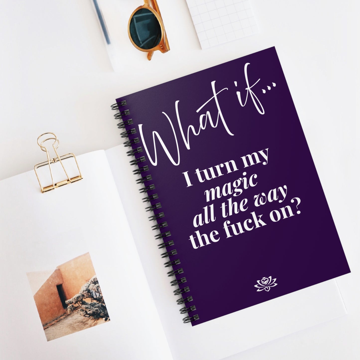 What If I Turn My Magic All The Way The F** On? | Inspirational Journal | Magic of What If®