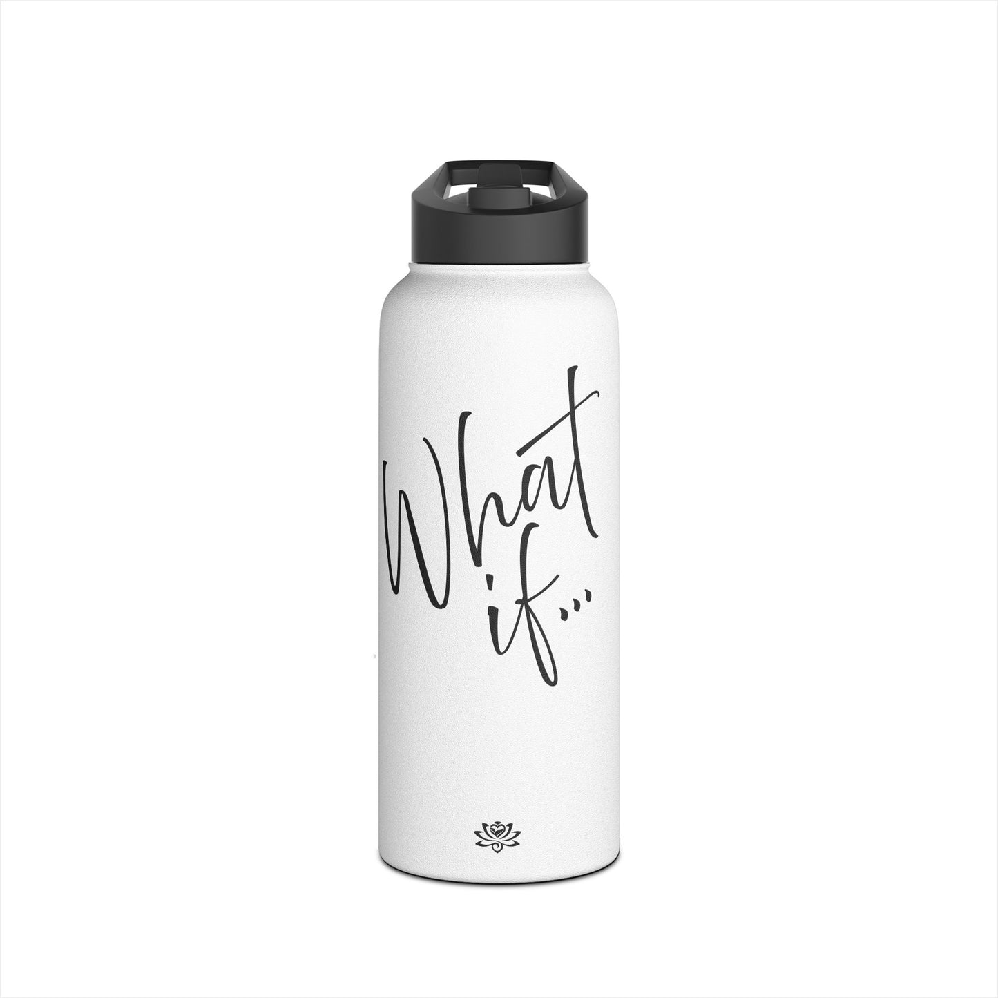 Custom What If... | Inspirational Stainless Steel Water Bottle | Magic of What If™