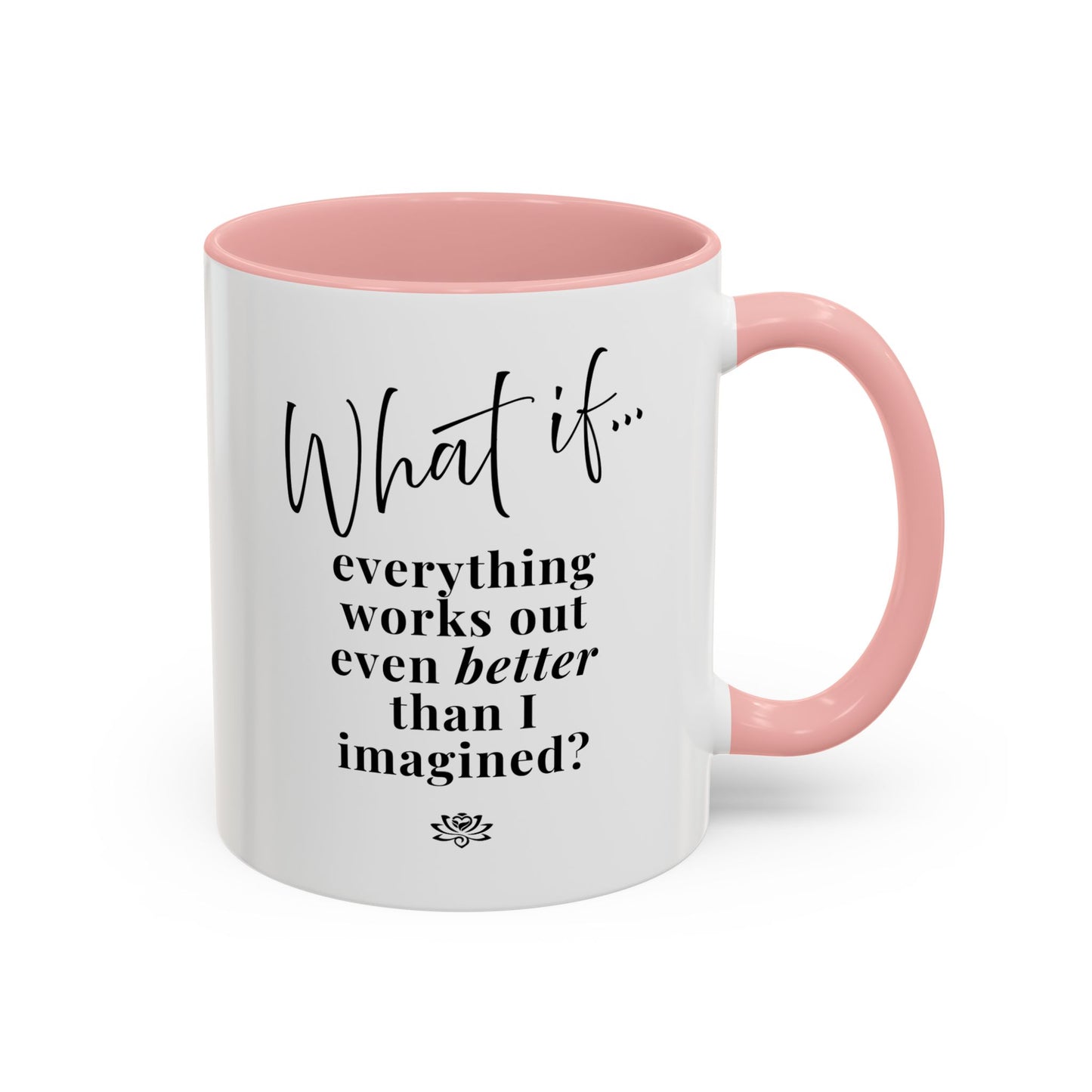 Custom What If...  | Inspirational Accent Coffee Mug | Magic of What If™
