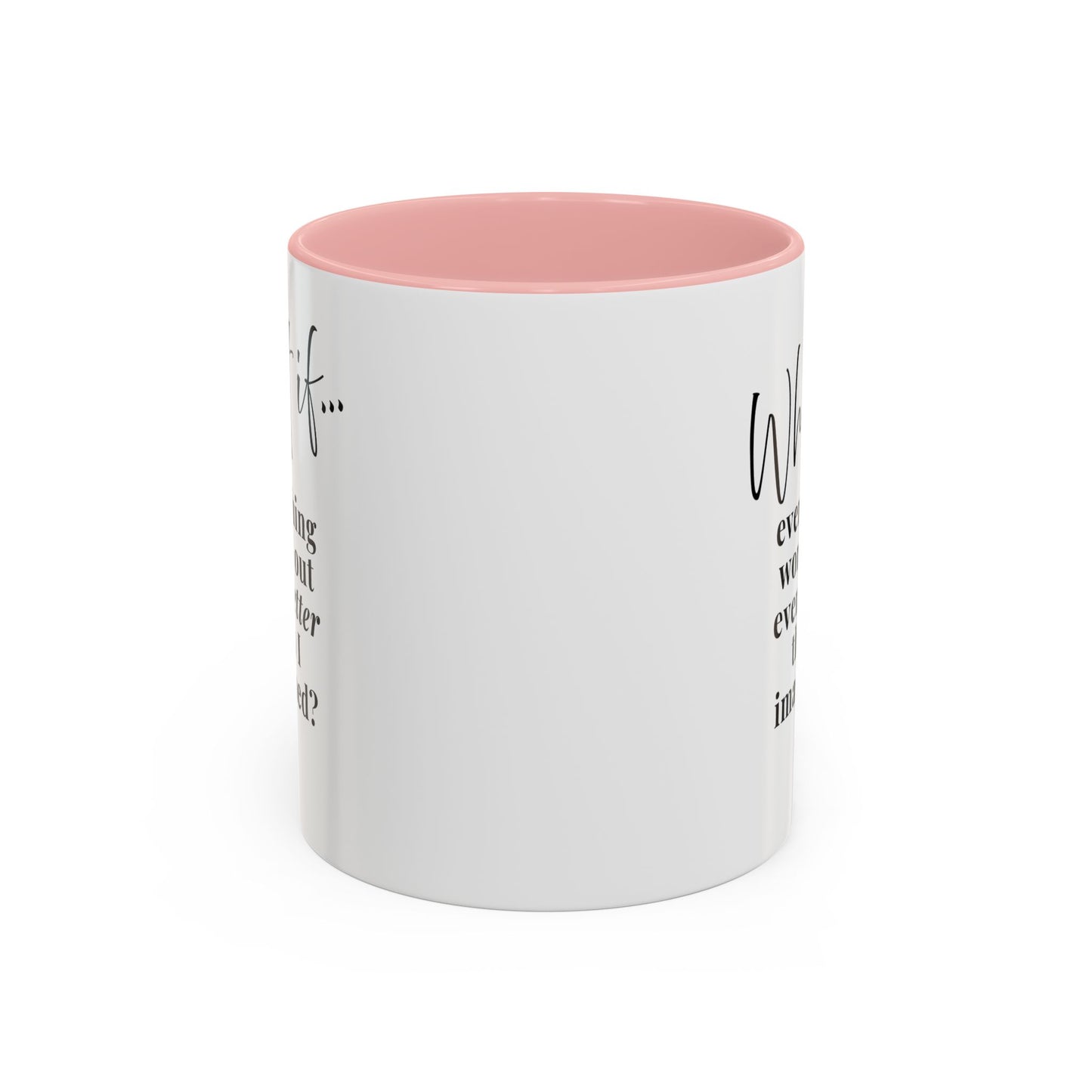 Custom What If...  | Inspirational Accent Coffee Mug | Magic of What If™