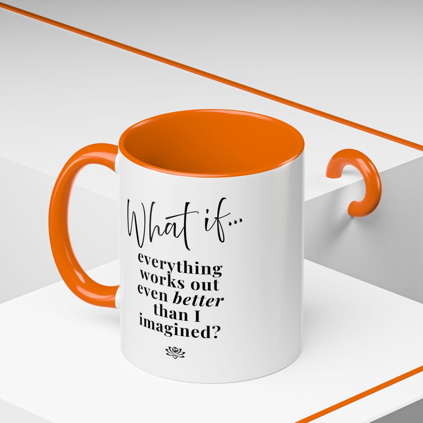 Custom What If...  | Inspirational Accent Coffee Mug | Magic of What If™