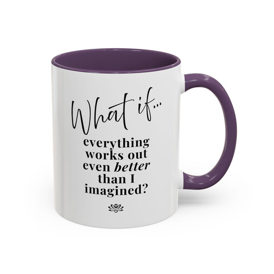 Custom What If...  | Inspirational Accent Coffee Mug | Magic of What If™