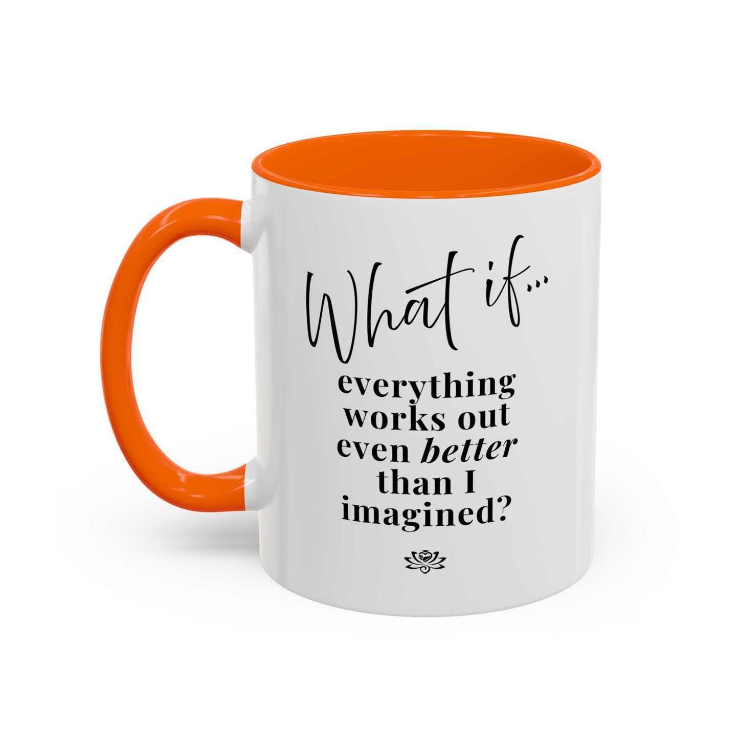 Custom What If...  | Inspirational Accent Coffee Mug | Magic of What If™