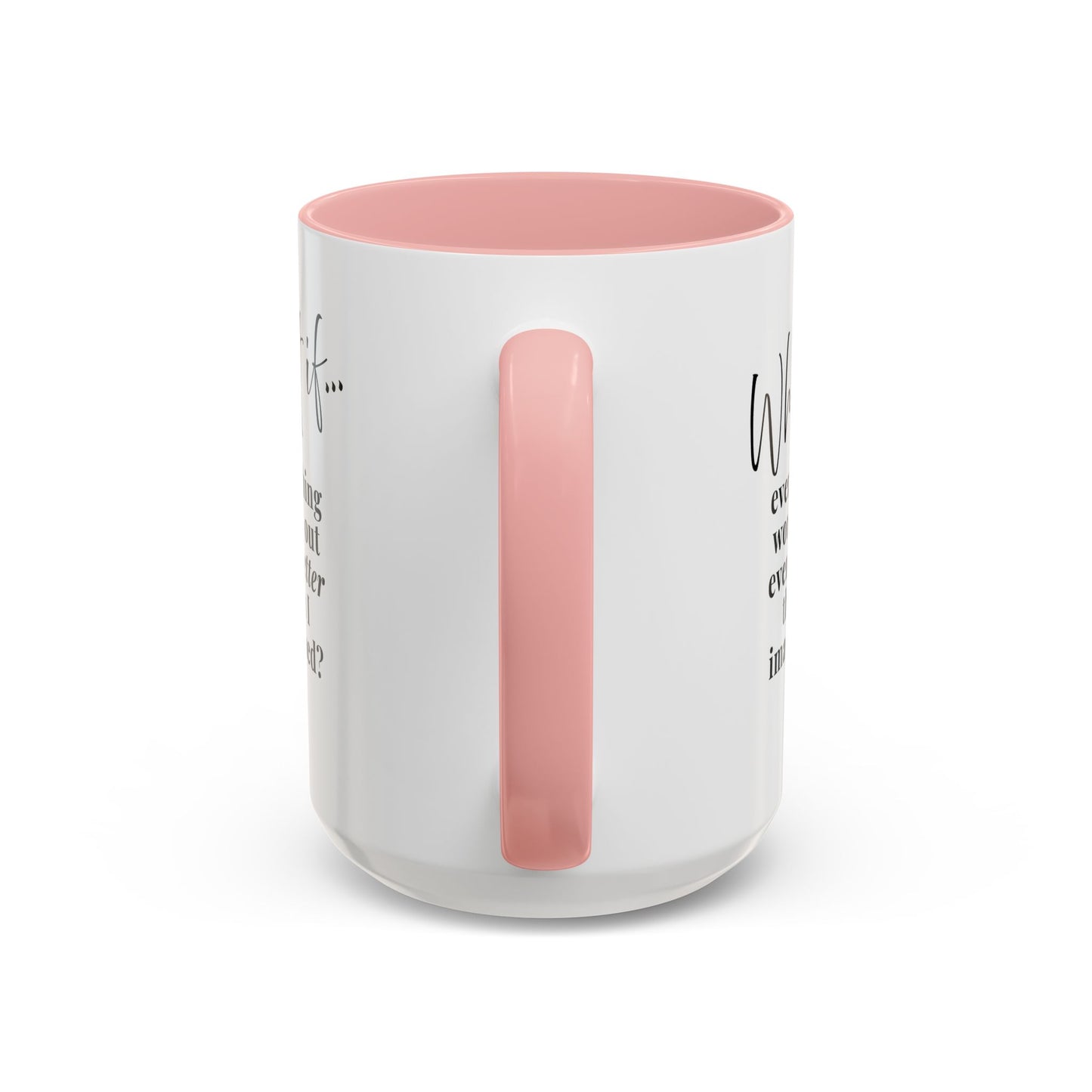 Custom What If...  | Inspirational Accent Coffee Mug | Magic of What If™