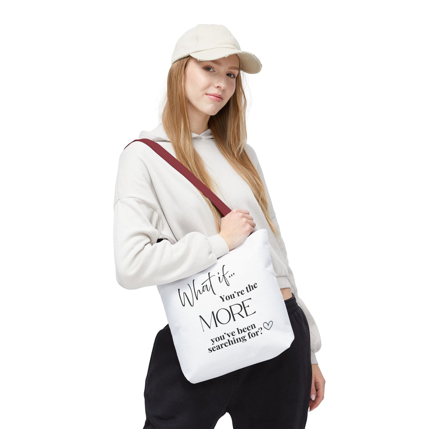 What If You’re the MORE You’ve Been Searching For? | Inspirational Tote Bag | Magic of What If™