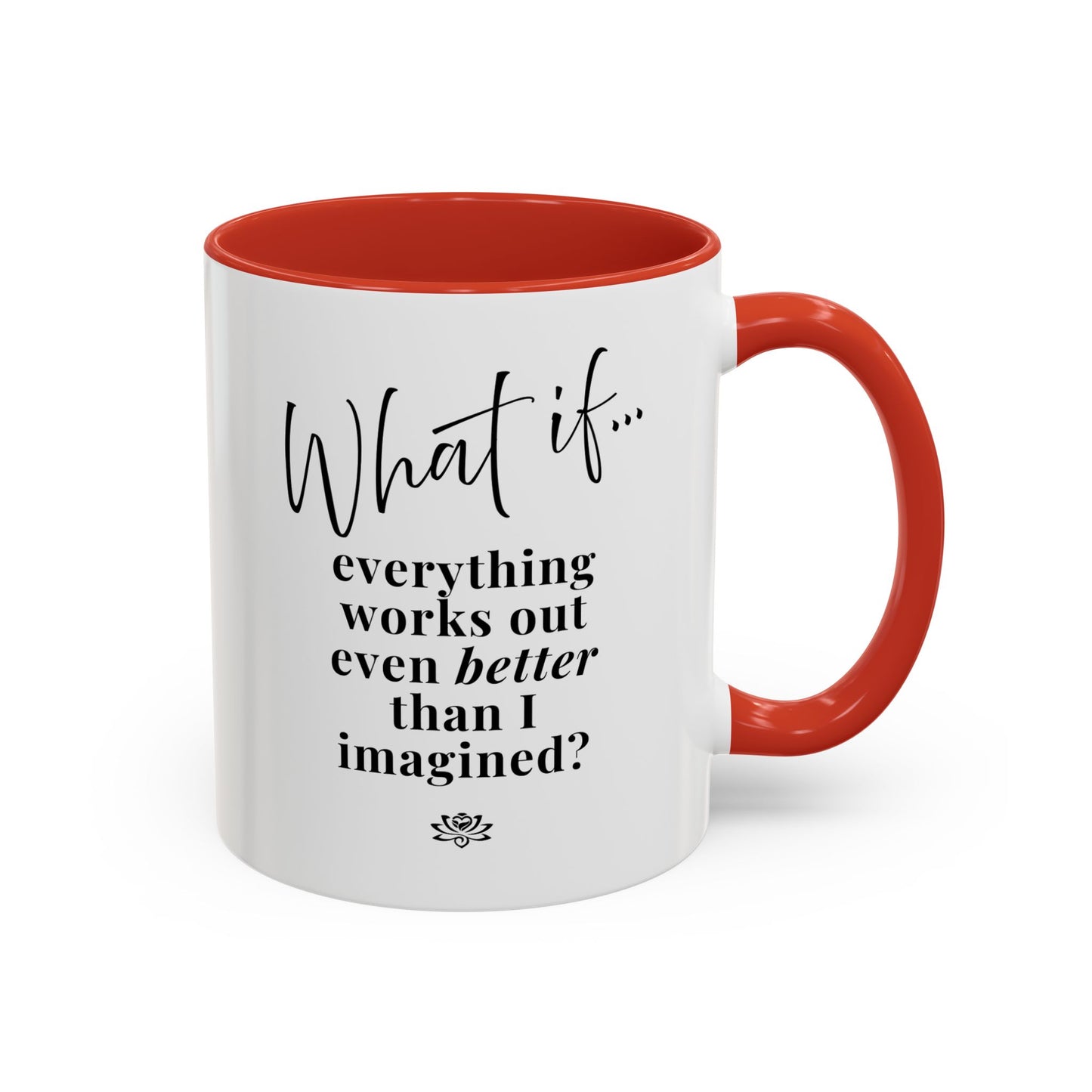 Custom What If...  | Inspirational Accent Coffee Mug | Magic of What If™