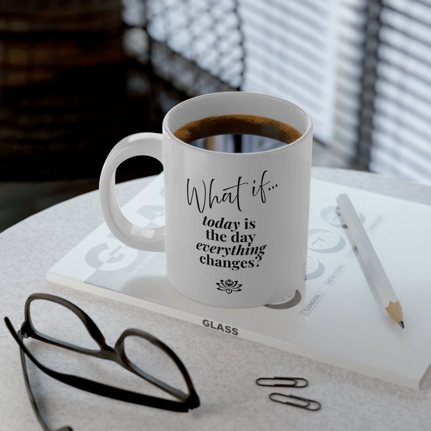 What If Today Is The Day Everything Changes?   | Jumbo Inspirational Mug (20oz) | Magic of What If™