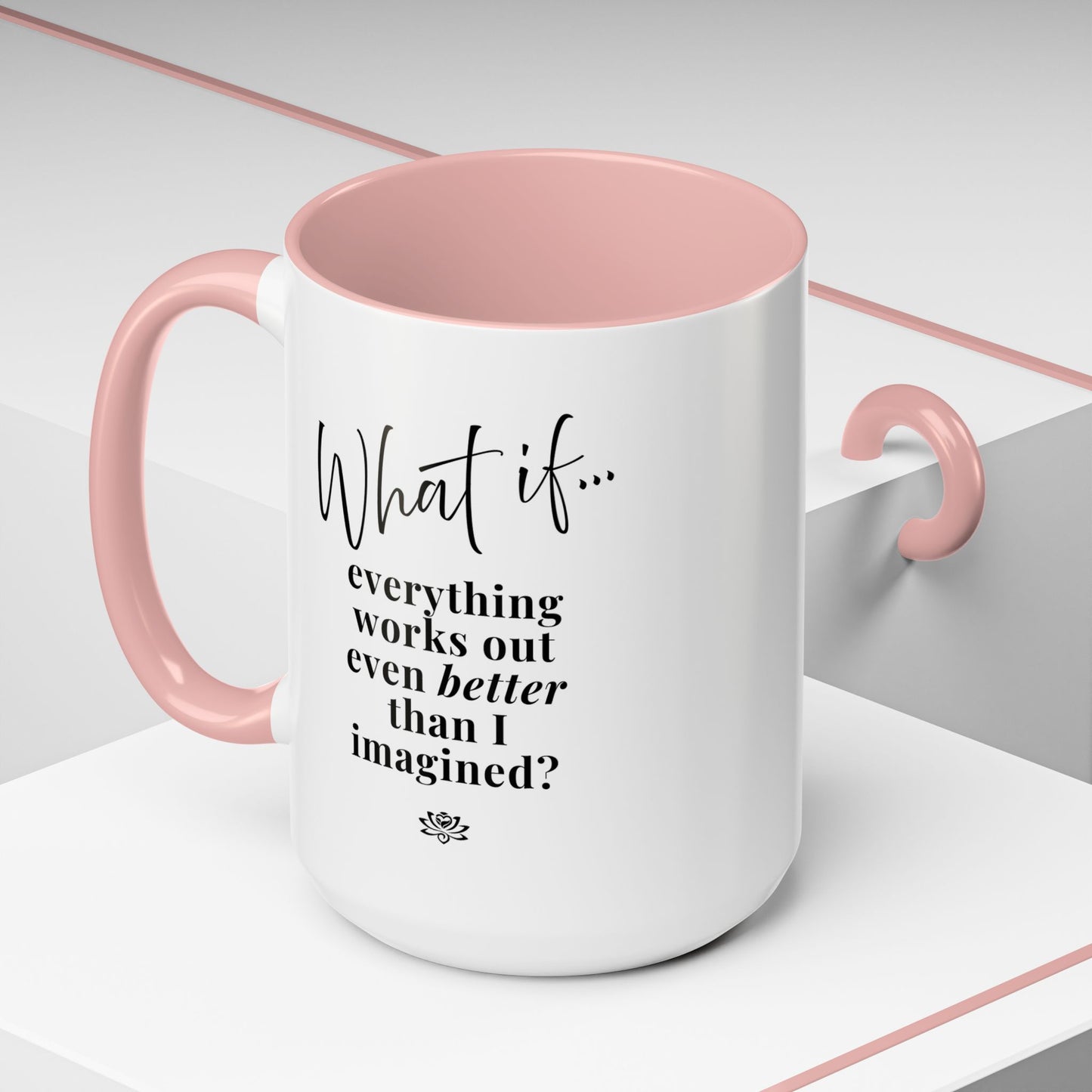Custom What If...  | Inspirational Accent Coffee Mug | Magic of What If™