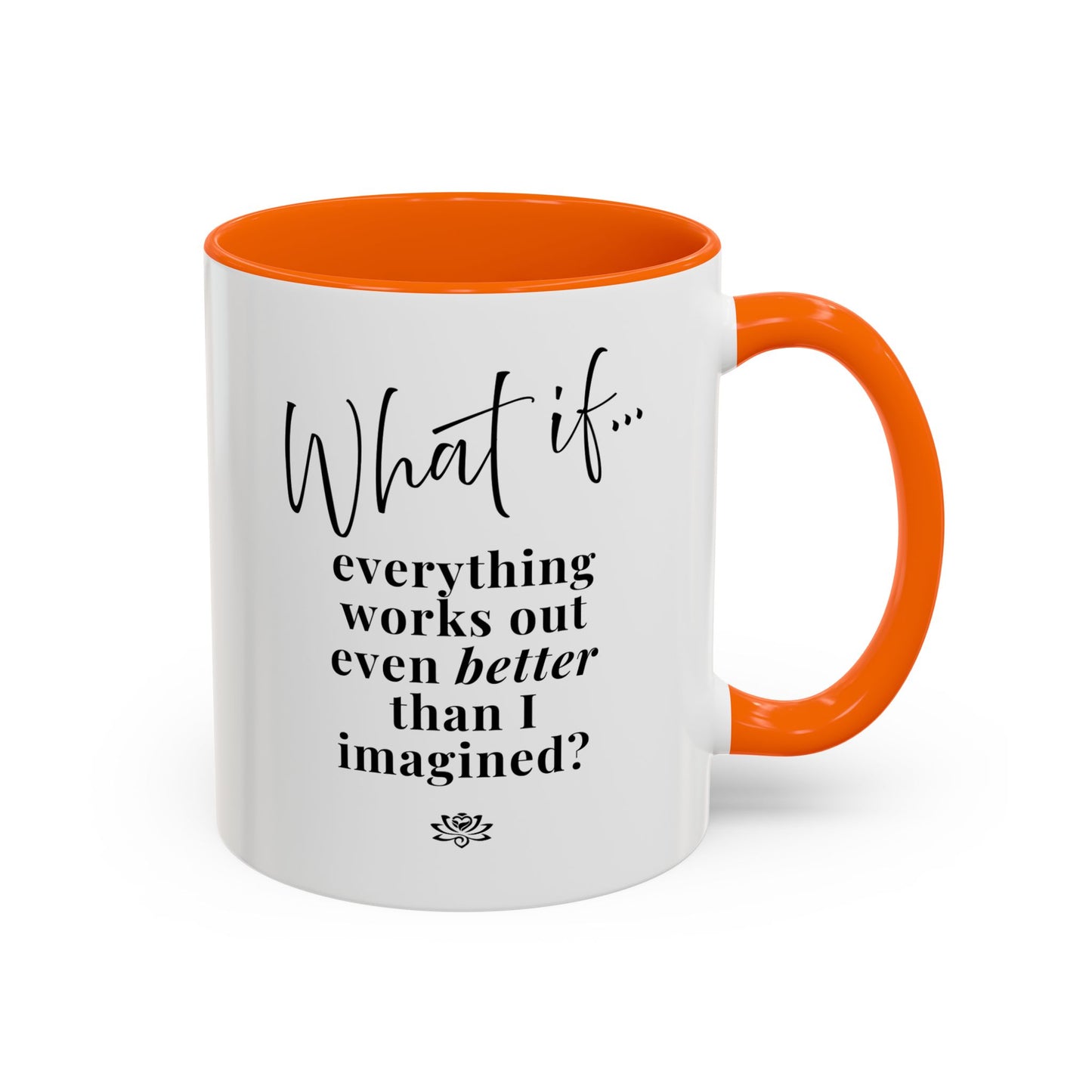 Custom What If...  | Inspirational Accent Coffee Mug | Magic of What If™