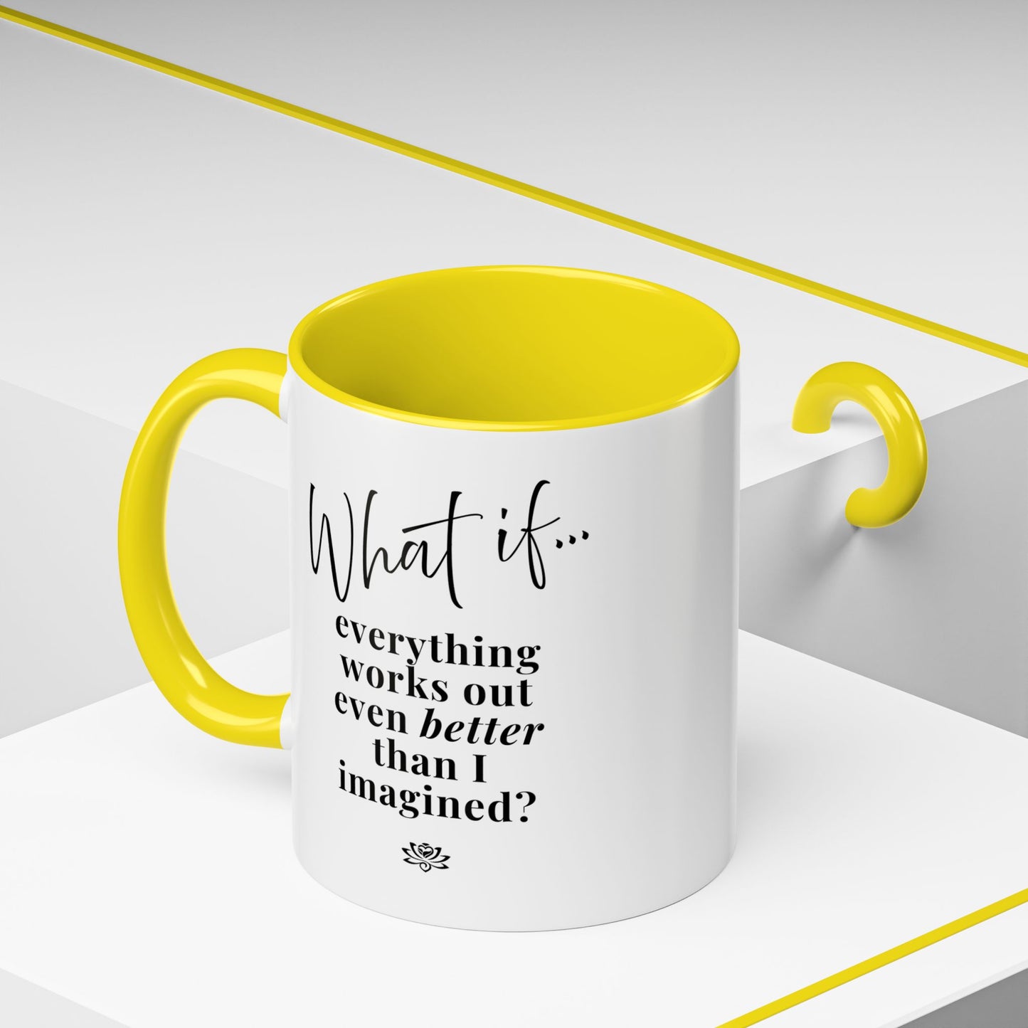 Custom What If...  | Inspirational Accent Coffee Mug | Magic of What If™