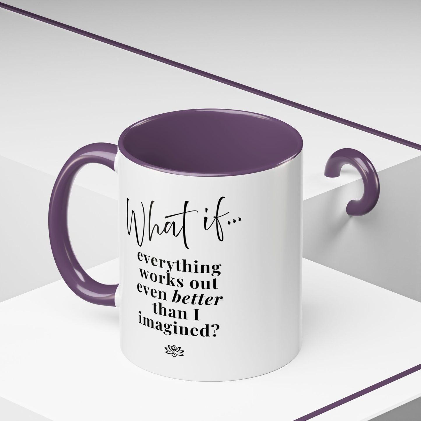 Custom What If...  | Inspirational Accent Coffee Mug | Magic of What If™